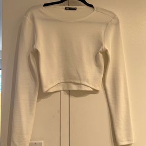 Zara Long Sleeve Crop